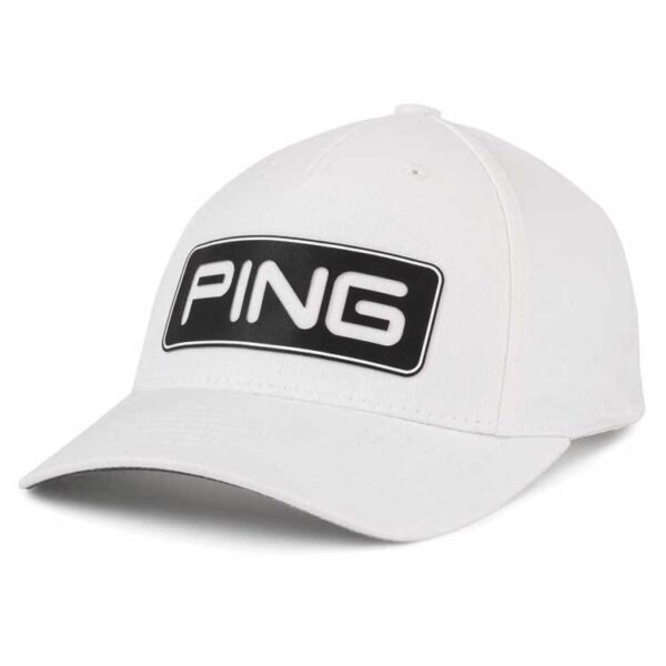ping junior tour classic cap white black one size