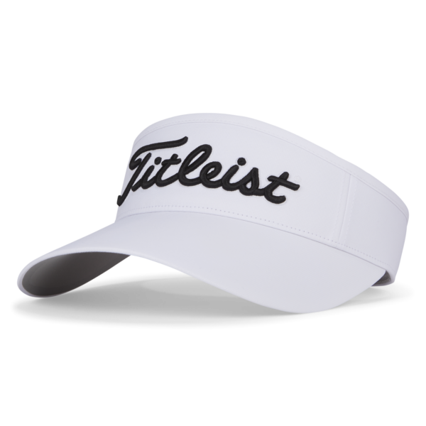 2023 WomensSundropVisor White Black TH23WSV