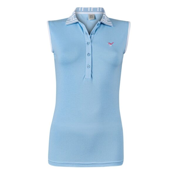 Girls Golf All Square Sleeveless Polo Damen