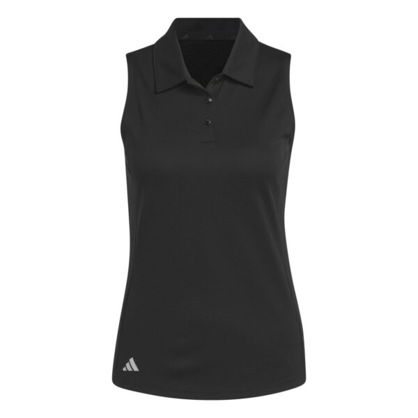 adidas Texture Sleeveless Golf Poloshirt Damen