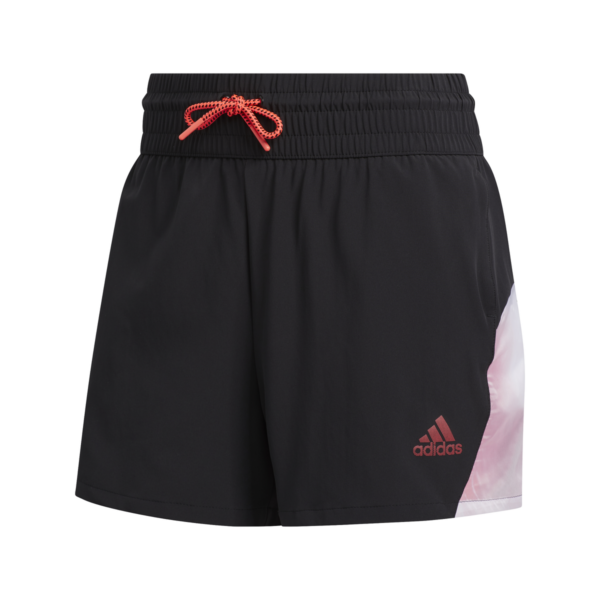 adidas Pull-On Color Block Shorts Damen schwarz