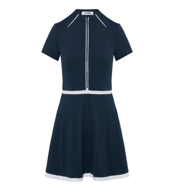 Original Penguin Golf SS DRESS WITH PIPING DRESS-REG L Damen