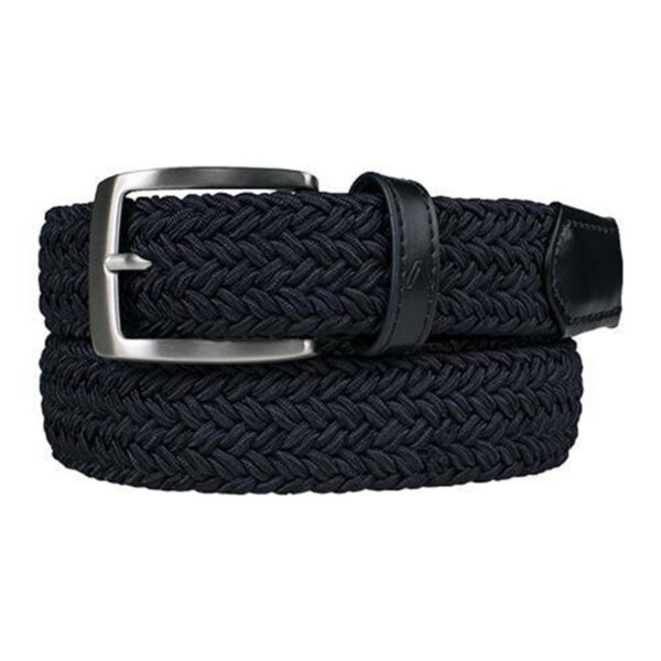 Alberto Gürtel Basic Braided Herren 100cm navy