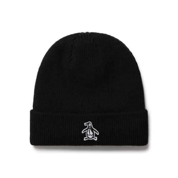 Original Penguin Core Cuff Beanie schwarz