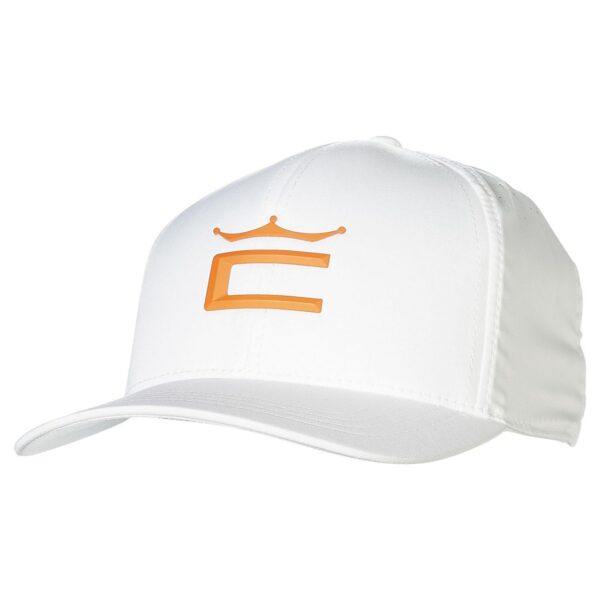 Cobra Tour Crown 110 Cap Herren weiß/orange